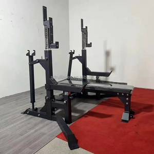 Équipement de gymnastique personnalisé Compétition Rack Combo Rack Powerlifting Rack Avec <span class=keywords><strong>Banc</strong></span> - Product Image 4