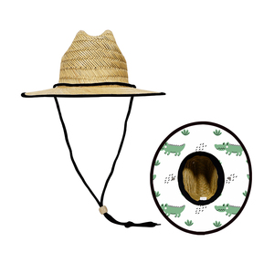 Sombrero de salvavidas para niños pequeños de alta calidad, sombrero tejido a mano de paja amigable de tamaño <span class=keywords><strong>pequeño</strong></span> para bebés, lindo diario, pesca al aire libre, viaje informal - Product Image 6
