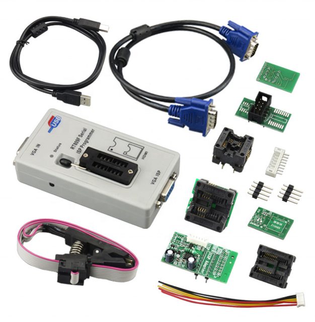 Free Shipping Original New RT809F RT809 USB Programmer 8 Adapters Sop8 Adapter