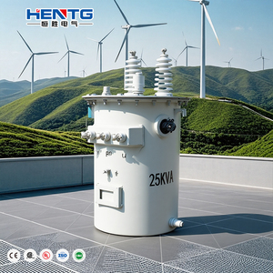 סין Mv & שנאי הספק 15kva 50kva 200kva 200kva עמיד למים d11 חד פאזי מתח גבוה מוט מותקן למכירה - Product Image 1