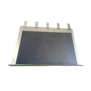 Placa de malla de ánodo de titanio, rutenio e iridio para generador de dióxido de cloro, electrodo para tratamiento de agua, material TA1 - Product Image 1