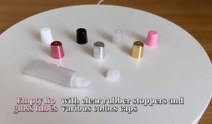 Tubos de Brillo Labial Transparentes Personalizables de 5ml, 10ml, 15ml y 18ml, Tubos Exprimibles Vacíos con Tapa con Logotipo - Product Image 6