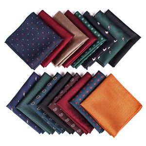 पुरुषों के लिए हस्तनिर्मित कस्टम रेशम पॉलिएस्टर बुने फूलों की जेब वर्ग - Product Image 2