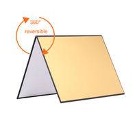 Tablero reflector de luz plegable para fotografía 3 en 1, tamaño A4 o A3 para naturaleza muerta, producto y sesión de fotos de alimentos