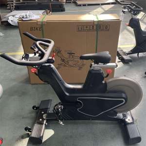 Bicicleta Estática Magnética Ultrasilenciosa con Transmisión por Correa <span class=keywords><strong>para</strong></span> Gimnasio en Casa, Ecológica, Carga Máxima <span class=keywords><strong>de</strong></span> 150 kg, <span class=keywords><strong>para</strong></span> Ejercicio en Interiores - Product Image 4