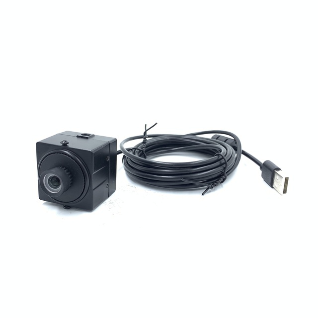 Super WDR 5.0MP 2592*1944 38*38mm HDR Mini Box Webcam 120dB Color USB Camera 4.3mm Non-distortion Board Lens FOV 70 Degree