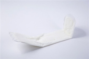 Material de algodón orgánico no tejido de alta calidad para mujer y mujer toalla sanitaria compresa menstrual - Product Image 3