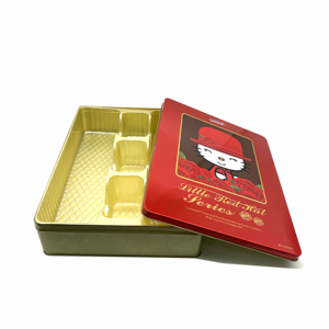 Custom Tinplate Empty Food Grade Cookie <strong>Biscuit</strong> Chocolate Metal Cans Sweets Cake Metal <strong>Tins</strong> Packaging - Product Image 3