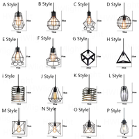 Luminaire suspendu LED décoratif vintage en fer industriel pour salle à manger, cuisine, café, bar, hôtel, projet, décoration intérieure