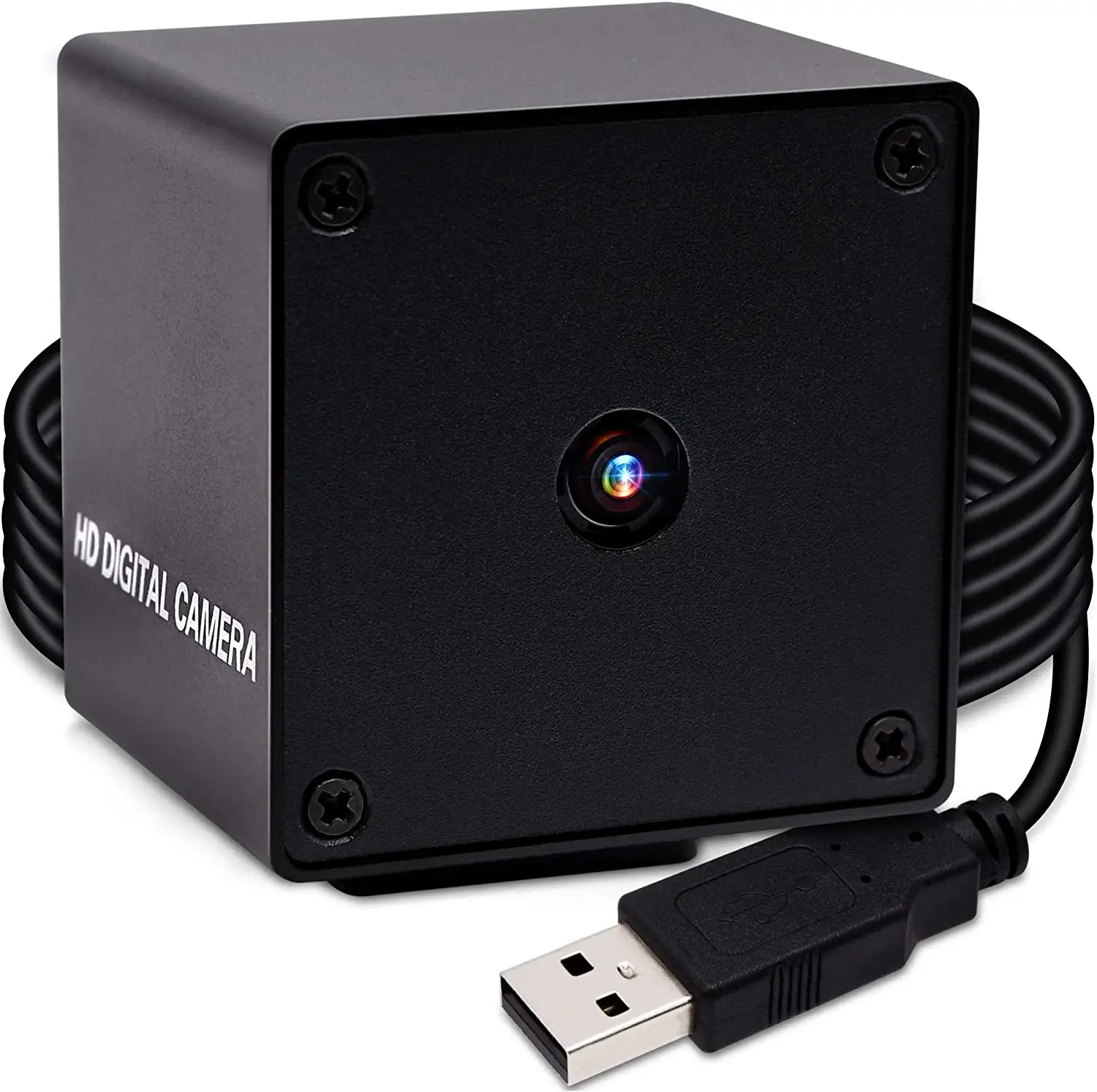 ELP 16MP Auto Focus Webcam Industrial Color CMOS IMX298 USB Computer Camera Ultra HD 4K PC Camera for Machine Vision AI Recognit