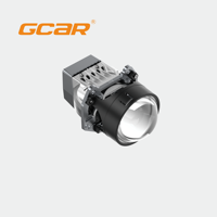 Lente de Proyector Bi-LED GCAR de Alto Rendimiento, 2.5 Pulgadas, R5 Ultra 75W, Prisma TIR, Doble Reflector, Alta Potencia para Modificación de Vehículos