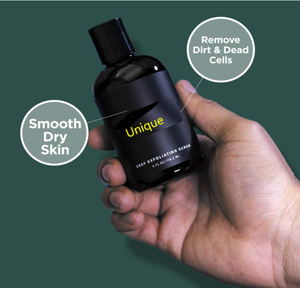 Ensemble de soins de la peau du visage de marque privée OEM/ODM Gommage exfoliant en profondeur 2 en 1 Shampooing pour <span class=keywords><strong>barbe</strong></span> et cheveux, baume pour le corps, Cologne <span class=keywords><strong>solide</strong></span> et tweez - Product Image 4