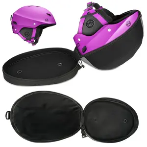 Custom Waterproof Helmet Carrying Bag For Motorcycle Helmets Foldable Fits Full Face Helmets Hands Free Riding Accessory