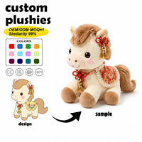 Boneka Zodiak Dua Belas Tanda Grosir Produsen OEM untuk Hadiah Akhir Tahun Kuda 2026 Penjualan Langsung Pabrik Inspeksi Berkualitas Tinggi