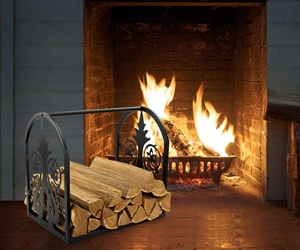 <span class=keywords><strong>Support</strong></span> de bûches de bois de chauffage Unique, accessoires pour poêle <span class=keywords><strong>à</strong></span> cheminée, outil d'<span class=keywords><strong>intérieur</strong></span> pour collection d'hiver - Product Image 2