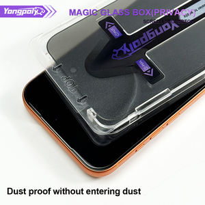 Защитные стекла для экрана с защитой от пыли и шпионажа, закаленное стекло, конфиденциальное покрытие Magic Box для <span class=keywords><strong>iPhone</strong></span> 17, 16, 15, 14 Pro Max - Product Image 2