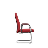 Chaise de réunion en cuir |   Chaise de réception professionnelle haut de gamme, siège de bureau ergonomique et stable