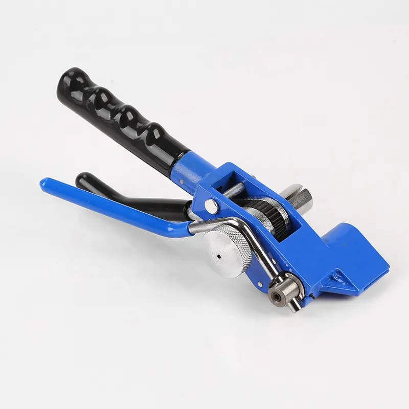 Hand Guided Tool Stainless Steel Cable Strap Tensioning Tool Flat Cable Tie Clamps Tools 8mm