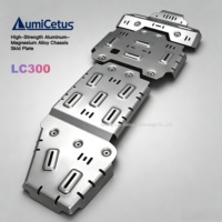 Plaques de protection de châssis en alliage d'aluminium 5052 épaissies de 8 mm sans perçage pour Land Cruiser LC200 LC100 LC300