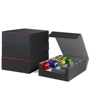 Boîte de rangement pour cartes FX Large Card Deck Box, capacité de 3000+ cartes à collectionner, 4 rangées, compatible avec les cartes Commander Magic the Gathering - Product Image 5