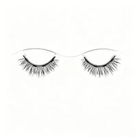 Faux cils magnétiques doux en vison synthétique végétalien, plusieurs styles disponibles, réutilisables, pour maquillage OEM/ODM, cils en bande complète
