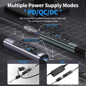 FNIRSI HS-02A 100W Tragbares Kabelgebundenes Lötkolben-Set, 3 Sekunden Schnellaufheizung, 212-842 Grad Fahrenheit Voreingestellte 3 Temperaturgruppen - Product Image 5