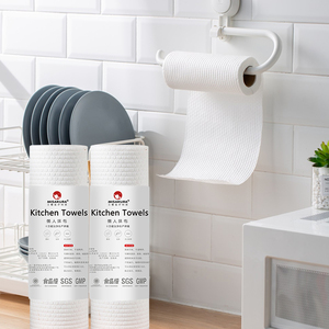 Dùng Một Lần Nhà Bếp Làm Sạch Đồng Bằng Lười Biếng Rag Vải Cuộn Khăn Mạnh Mẽ Dầu Thấm Dùng Một Lần Dishcloth Nhà Bếp Khăn Giấy - Product Image 4