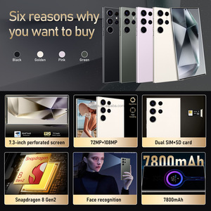 One Quantity Cheap S24 Ultra Phone 6.8 Inch 12GB+512GB 4G 5G <strong>Dual</strong> <strong>Sim</strong> Built in Stylus 64MP Camera Face ID Unlocked Cellphones - Product Image 6