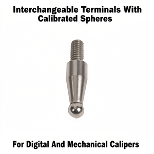 Interchangeable <b>Terminals</b> With Calibrated Spheres For Digital And Mechanical Calipers - Product Image 2