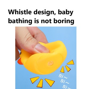 Canards coloré<span class=keywords><strong>s</strong></span> jaunes personnalisables en vinyle, jouets de plage pour fêtes promotionnelles à la piscine, cadeaux d'été - Product Image 4