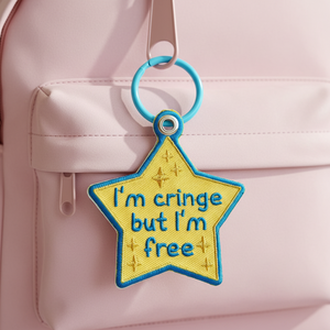 Personalized Embroidery Keychain with Custom Logo Design <strong>Star</strong> Promotional Woven Fabric <strong>Key</strong> Tags <strong>Key</strong> Chain - Product Image 4
