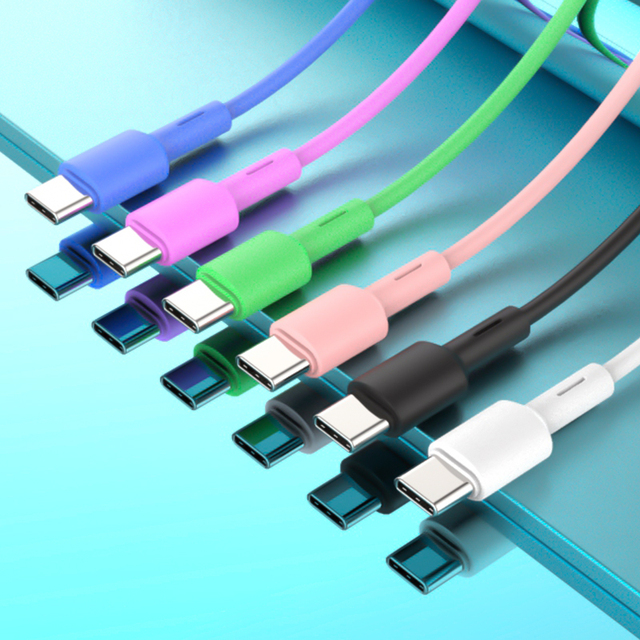 1M 2A Micro USB Cable Colorful OEM 2m 3m PVC Data Line Mini Micro Data Line for Camera Phone Mp3 Mp4 Charging Cable