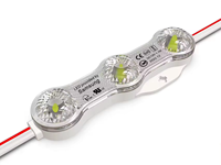 5 ans de garantie Usine Directement DC12V 3Led Lumières 1.1w Ip67 Injection Led Module Avec Réel 3M Bande