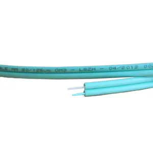 Neofibo kabel dalam ruangan OM3-DX-4.2-LSZH MM 50/125 OM3-300 zipcord dupleks kabel serat optik dupleks