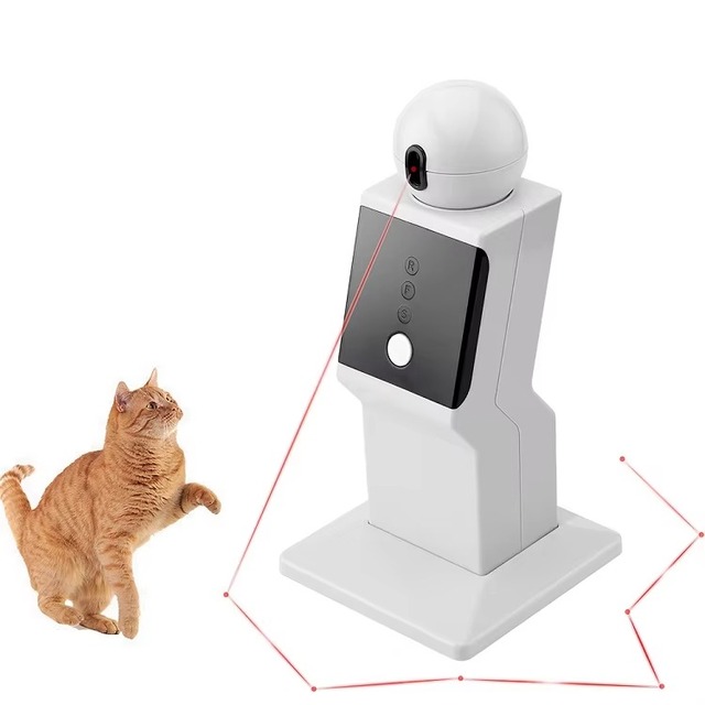 Hot Sale Eco-Friendly Simple Cat LED Laser Teasing Toy with Motion Activated Random Movement Automatic