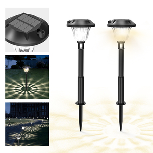 Luces Solares para Jardín, Cuerpo de Plástico ABS Pequeño, Resistentes al Agua IP65, LED RGB con Control de Botón, para Caminos y Patios, Gran Venta - Product Image 4