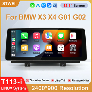 STWEI 2026 จอแสดงผลบางเฉียบใหม่ ระบบ Linux ขนาด 12.8 นิ้ว ความละเอียด 2400X900 สำหรับ BMW X3 G01 X4 EVO เครื่องเล่นอัตโนมัติ CarPlay ไร้สาย KSW - Product Image 2