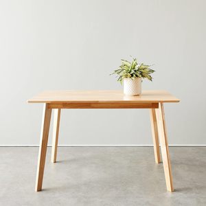 Moderno Rettangolo sala da pranzo Set <span class=keywords><strong>di</strong></span> <span class=keywords><strong>mobili</strong></span> in <span class=keywords><strong>legno</strong></span> <span class=keywords><strong>massello</strong></span> Base tavolo sedia naturale lungo duro Design stabile <span class=keywords><strong>mobili</strong></span> per la casa per alberghi - Product Image 6