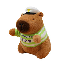 En gros, peluche capybara mignonne de 8 pouces, jouet pour machine à griffes, cadeau capybara, fabricant grossiste transfrontalier