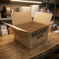 Caja de Cartón Corrugado Personalizada, Caja de Envío Plegable, Embalaje Reciclable para Comercio Electrónico