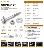Chine Attaches Boulon et Écrous Usine OEM 48190-0K020 Arrière Bras Inférieur Raccord Camber Toe Boulons Kit pour Toyota Hilux