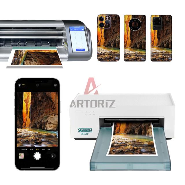 Thermal Photo Printer Compact Color Printer 300dpi Mobile Back Skin Mini Printer Portable Mini Pocket Picture Printing