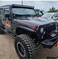 Ailes de voiture pour Jeep Wrangler Jk 07 Fender Flares 4x4 Accessories Offroad