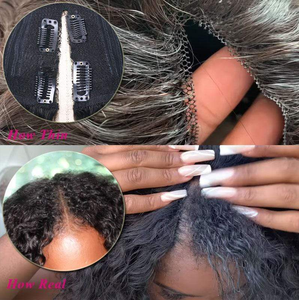 High Quality Double Weft Hair Bundles Extensions Vendor Human Hair Long <strong>V</strong> U <strong>Part</strong> <strong>Wigs</strong> for Black Women - Product Image 6