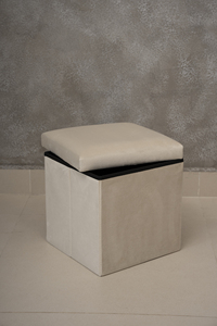 Modern Stool Living Room Furniture <b>Storage</b> <b>Box</b> <b>Fabric</b> Stainless Steel Bamboo Highest Quality Sample Available Stools Counter - Product Image 6