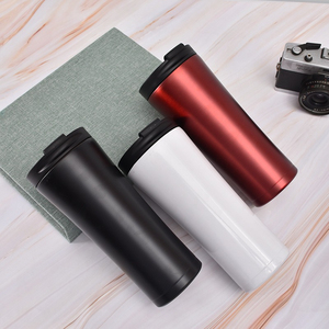 Custom Logo 17oz Stainless Steel Vacuum Insulated Slim Travel Tumbler with Leakproof Lid <b>Double</b> <b>Wall</b> Coffee <b>Mug</b> - Product Image 6
