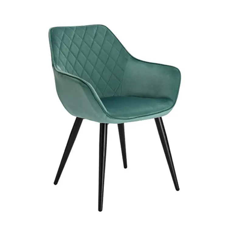 Sillón de tela con bolsa suave, Sillón de espera individual de lujo clásico, color verde, sillas de oficina y sofá baratos
