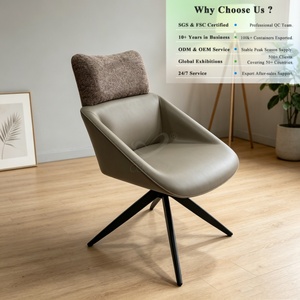 <span class=keywords><strong>Chaise</strong></span> <span class=keywords><strong>de</strong></span> <span class=keywords><strong>bureau</strong></span> <span class=keywords><strong>ergonomique</strong></span> pivotante à 360° en PU, nouvelle arrivée, imperméable, pour réception, utilisation longue durée, OEM, moderne, minimaliste, en tissu, pour salle à manger - Product Image 1