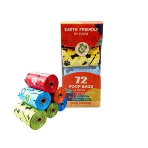 Sacs à crottes de chien biodégradables colorés Juice Pet HDPE+EPI 0,015 mm d'épaisseur 23x33 cm, 72 unités, respectueux de l'environnement - Product Image 1