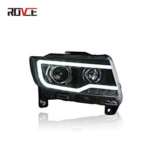 Montaje de faros delanteros para <span class=keywords><strong>Jeep</strong></span> <span class=keywords><strong>Compass</strong></span> 2011-2016 modificación LED faro delantero Plug and Play lámpara delantera DRL - Product Image 3